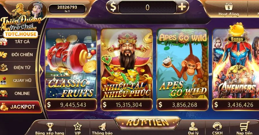 Kho game slot và bắn cá hấp dẫn tại UK88